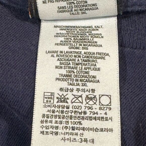 2008 Harley-Davidson Daytona Beach T-Shirt Size 3XL Navy World Class Motorcycles - Picture 9 of 10